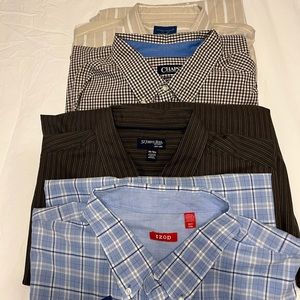 New 3XL long sleeve button down shirts
